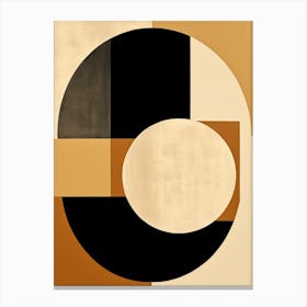 Abstract Bauhaus Dream: Geometric Fantasia Canvas Print