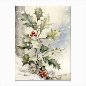 Winter Painting Canvas Print