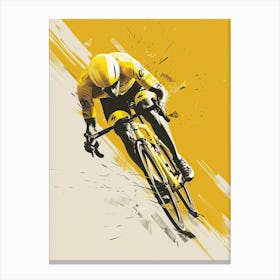 Mastering The Road Cycling Canvas Print