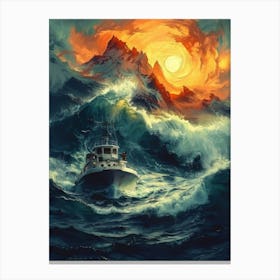 Ocean Waves Canvas Print