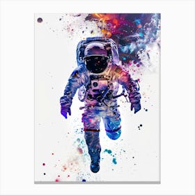 Astronaut Watercolor (21) Canvas Print