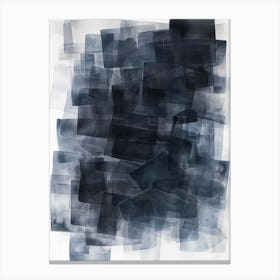 'Black Squares' 1 Canvas Print