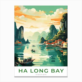 Vietnam Ha Long Bay Travel Canvas Print