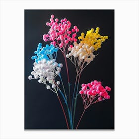 Bright Inflatable Flowers Gypsophila 2 Canvas Print