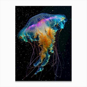 Jellyfish In Space Canvas Print