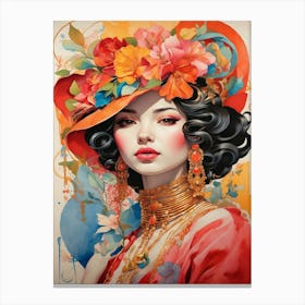 Asian Woman 2 Canvas Print