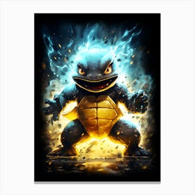 Pokemon Squirtle 3 Canvas Print