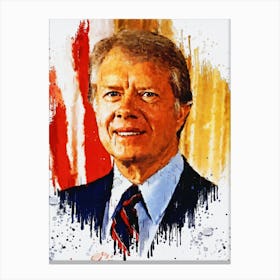 Jimmy Carter Canvas Print