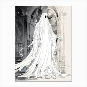 Ghost In The Hall Canvas Print