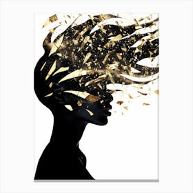 Golden Hair Canvas Print