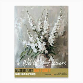 A World Of Flowers, Van Gogh Exhibition Snapdragons 1 Canvas Print
