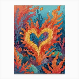 Heart Of The Ocean Canvas Print