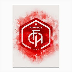 Fc Annecy 3 Canvas Print