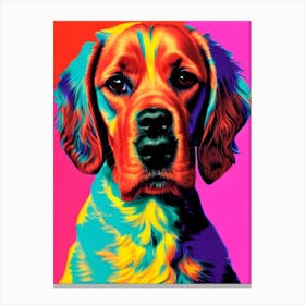 Cocker Spaniel Andy Warhol Style dog Canvas Print