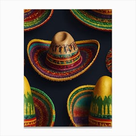 Mexican Hats Canvas Print