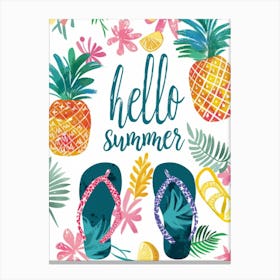 Hello Summer Canvas Print