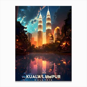 Kuala Lumpur Malaysia Travel Canvas Print
