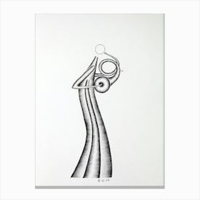French Horn Player Canvas Print