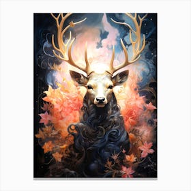 Deer Art 1 Canvas Print