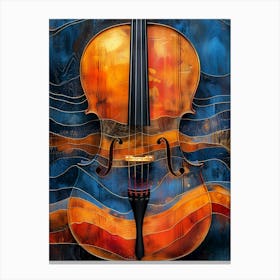 Cello music art Canvas Print