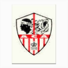 Ac Ajaccio Football Club Canvas Print