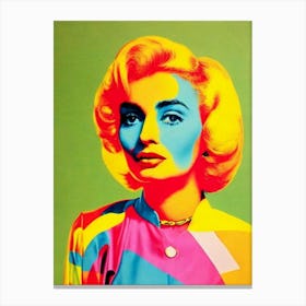 Emmanuelle Riva Colourful Pop Movies Art Movies Canvas Print