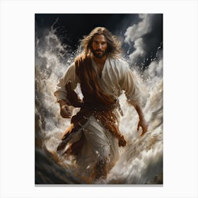 Jesus walking on the water 2 Canvas Print