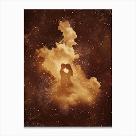 Couple In The Sky Canvas Print