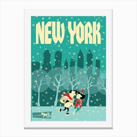 Fly Aeromundo New York Canvas Print