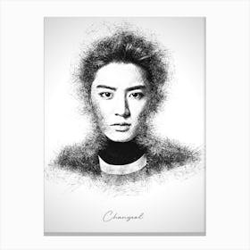 Chanyeol Exo Canvas Print