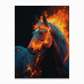 Fire Horse 3 Canvas Print