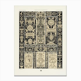 Renaissance Pattern, Albert Racine (8) 1 Canvas Print