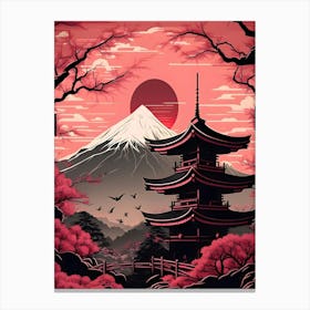 Japanese Pagoda 3 Canvas Print