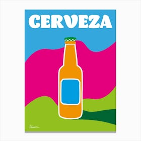 Cerveza Time Canvas Print