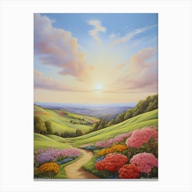 Piedmont, spring season,USA. Canvas Print