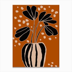 Ochre Still Life No 4 Canvas Print