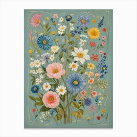 Wildflower Poetry Canvas Print