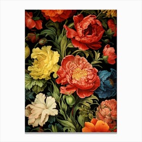 Floral Wallpaper 161 Canvas Print