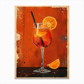 Aperol Spritz Art Print 40 Canvas Print