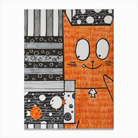 Orange Cat Canvas Print