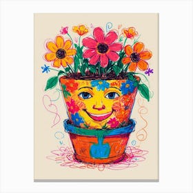 Flower Pot 3 Canvas Print