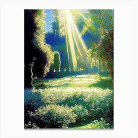 Gardens Of The Royal Palace Of Caserta, 1, Italy Classic Painting Canvas Print