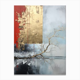 Abstract Tree Painting Canvas Print