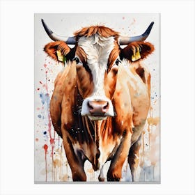 Cow Painting Canvas Print