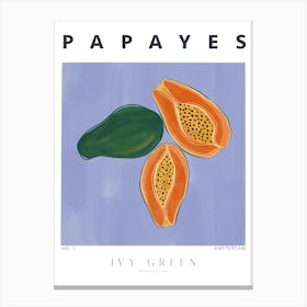 Papayas Canvas Print