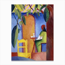 August Macke S Türkisches Café (1914) Famous Painting, Original From Wikimedia Commons Canvas Print