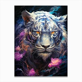 White Tiger 1 Canvas Print