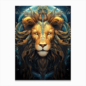 Lion Head Canvas Print