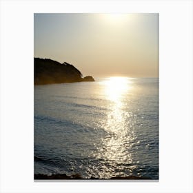 Sunset Beach 2 // Ibiza Nature & Travel Photography Canvas Print