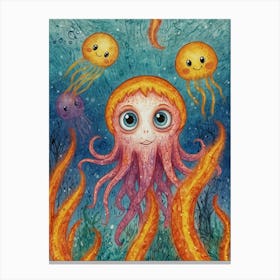 Octopus 23 Canvas Print